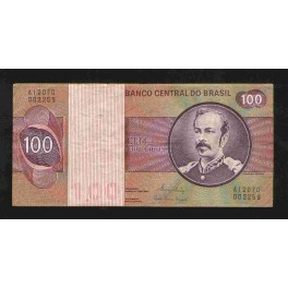 Brésil Pick. 195A 100 Cruzeiros1974-81 TB