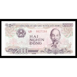 Vietnam Pick. 107 2000 Dong 1988 SC