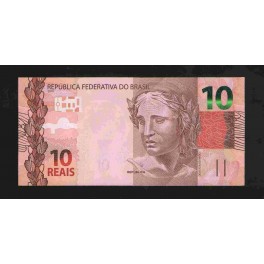 Brasil Pick. Nuevo 10 Reais 2010 SC