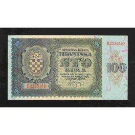 Croatia Pick. 2 100 Kuna 1941 UNC