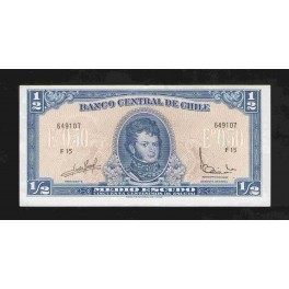 Chile Pick. 134A 1/2 Escudo 1962-75 SUP