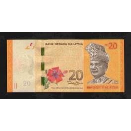 Malaysia Pick. New 20 Ringgit 2012 UNC