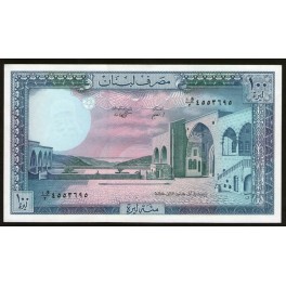 Liban Pick. 66 100 Livres 1985-88 NEUF