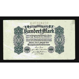 Germany Pick. 75 100 Mark 1922 VF