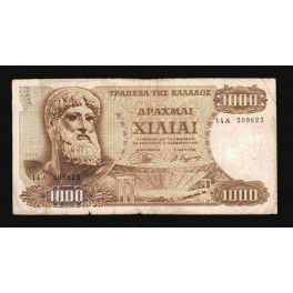 Greece Pick. 198 1000 Drachmai 1970 VF