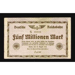 Germany Pick. S 1013 5 M. Mark 1923 VF