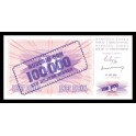 Bosnie Herzegovine Pick. 34 100000 Dinara 1993 NEUF