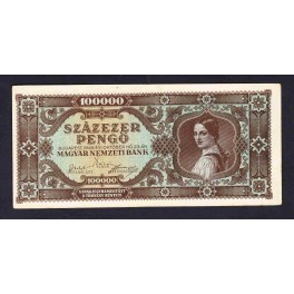 Hungria Pick. 119 10000 Pengo 1945 EBC