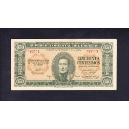 Uruguay Pick. 34 50 Centesimos 02-01-1939 SC