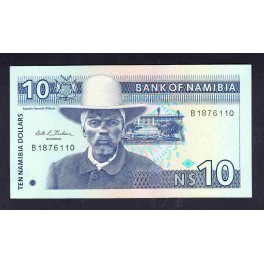 Namibia Pick. 4 10 Dollars 2001 SC