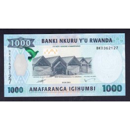Ruanda Pick. 31 1000 Francs 2004-08 SC