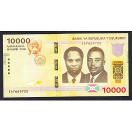 Burundi Pick. Nuevo 1000 Francs 2015 SC
