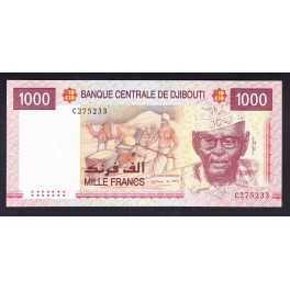 Djibuti Pick. 42 1000 Francs 2005 SC