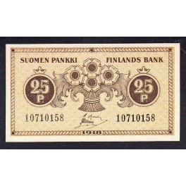 Finlandia Pick. 34 50 Pennia 1918 MBC