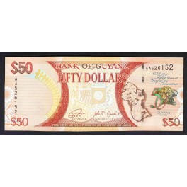 Guyana Pick. Nuevo 1000 Dollars SC