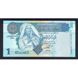 Libia Pick. 68 1 Dinar 2004 SC
