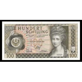 Austria Pick. 145 100 Schillings 1970 MBC