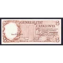Espagne Pick. S 591b 2,50 Pesetas 25-09-1936 SUP