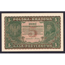 Pologne Pick. 24 5 Marek 1919 NEUF