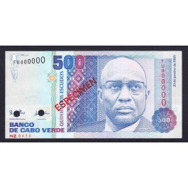 Cabo Verde Pick. 59 500 Escudos 1989 SC