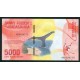 Madagascar Pick. 102 5000 Ariary 2017 UNC