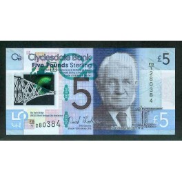 Scotland Pick. 369 5 Pounds 2015 UNC