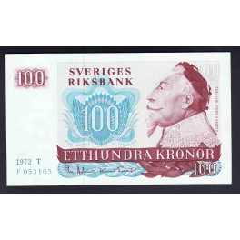 Suecia Pick. 54 100 Kronor 1965-85 SC-