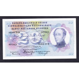 Suiza Pick. 46 20 Franken 1954-76 SC