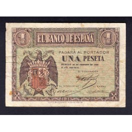 Edifil. D 28b 1 peseta 28-02-1938 EBC