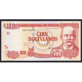 Bolivia Pick. New 10 Bolivianos 1986 UNC