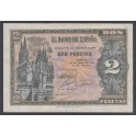 Spain Pick.109 2 Pesetas 30-04-1938 AU