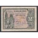 Edifil. D 30a 2 pesetas 30-04-1938 EBC