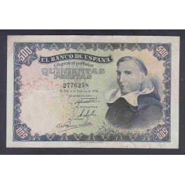 Edifil. D 53 500 pesetas 19-02-1946 EBC