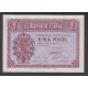 Espagne Pick.104 1 Peseta 12-10-1937 NEUF