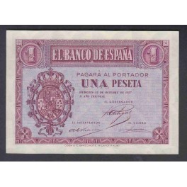 Edifil. D 26a 1 peseta 12-10-1937 SC