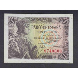 Edifil. D 48 1 peseta 21-05-1943 SC