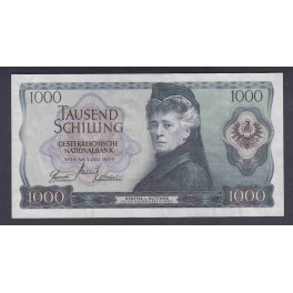 Austria Pick. 147 1000 Schilling 1966 EBC