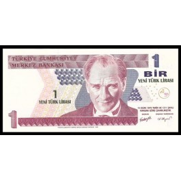 Turquia Pick. 216 1 N. Lira 2005 SC