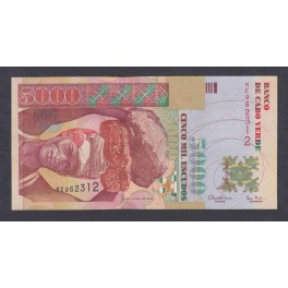 Cabo Verde Pick. 67 5000 Escudos 2000 SC
