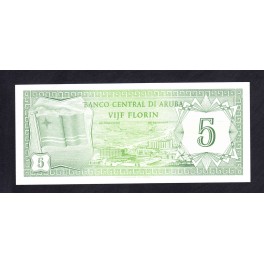 Aruba Pick. 1 5 Florin 1986 UNC