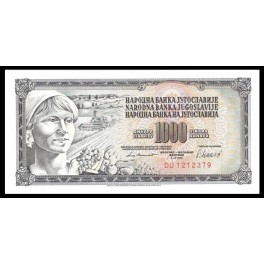 Yugoslavia Pick. 92 1000 Dinara 1978-81 SC