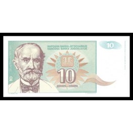 Yugoslavia Pick. 138 10 Dinara 1994 SC