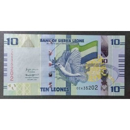 Sierra Leone Pick. New 5 Leones 2022 UNC