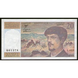 France Pick. 151 20 Francs 1988 SUP