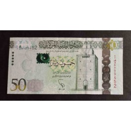 Libya Pick. 85 1 Dinar 2019 UNC