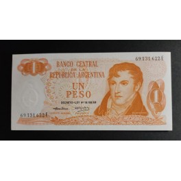 Argentina Pick. 287 1 Peso 1970-73 SC