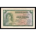 Edifil. C 14 5 Pesetas 1935 EBC