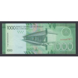 Nicaragua Pick. 213 200 Cordobas 2014 SC