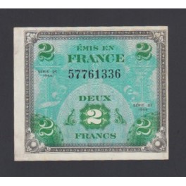 France Pick. 114 2 Francs 1944 TB