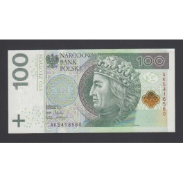 Pologne Pick. 186 100 Zlotych 2012 NEUF